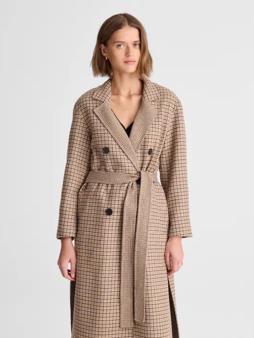 Madewell Double-Faced Brushed Long Coat